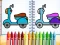 Hra Cute Bike Coloring Book online