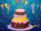 Hra Birthday cake puzzle online
