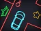 Hra Neon Car Puzzle online