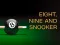 Hra Nine, eight and snooker online