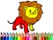 Hra Back To School: Lion Coloring Book online
