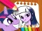 Hra Equestria Girls Coloring Book online