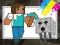 Hra Minecraft Coloring Pages online