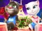 Hra Talking Tom and Angela Coloring online