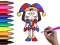 Hra Pomni Coloring Time online