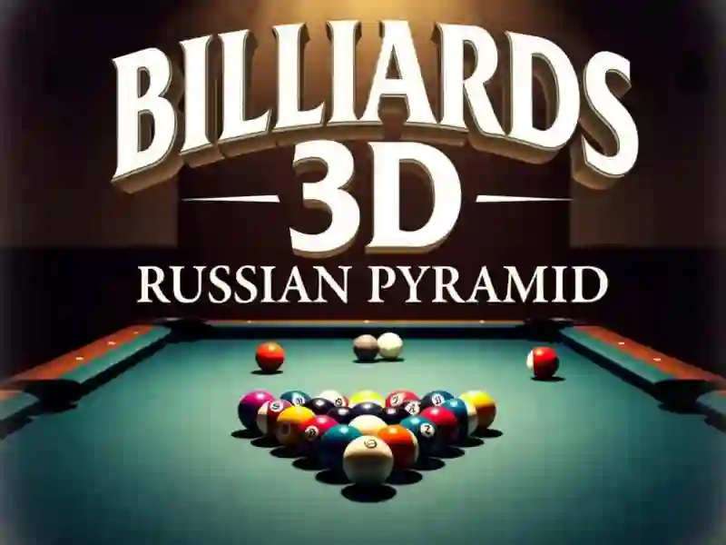 Hra Billiards 3D Russian Pyramid online