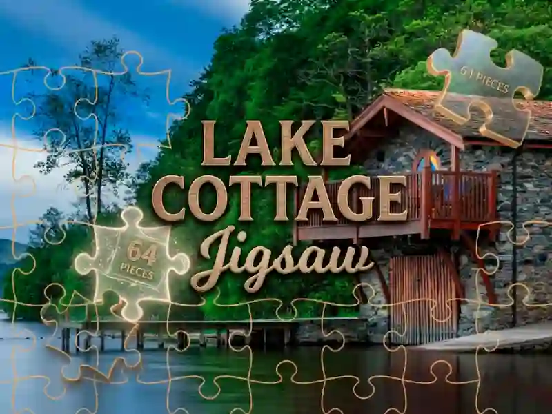 Hra Lake Cottage Jigsaw online