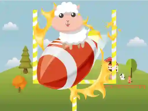 Hra Animals Rugby Flick online