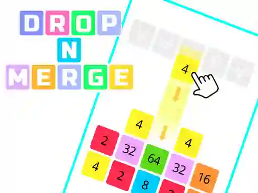 Hra Drop N Merge Blocks online