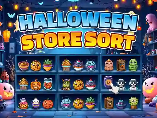 Hra Halloween Store Sort online
