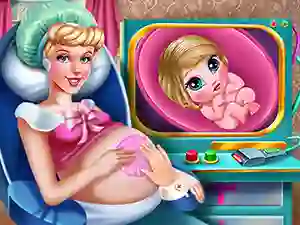 Hra Cinderella Pregnant Check-Up online