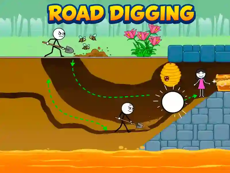 Hra Road Digging online