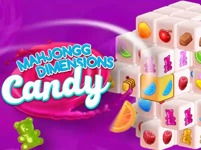 Hra Candy 3D Mahjong online