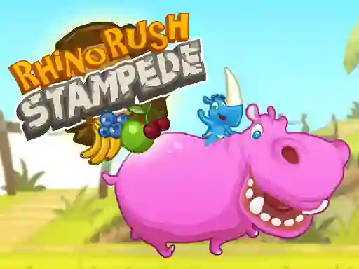 Hra Rhino Rush Stampede online