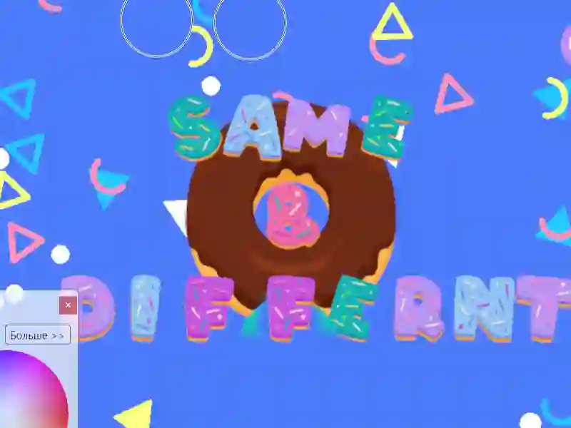 Hra Same & Different Donut online