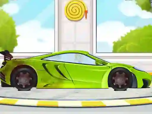 Hra Sports Car Wash 2D online
