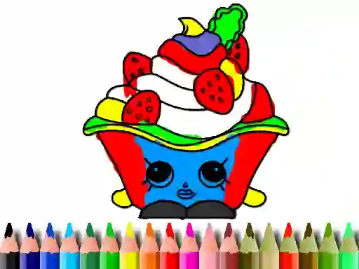 Hra Back To School: Cake Coloring Book online