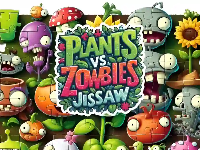 Hra Plants vs Zombies Jigsaw online
