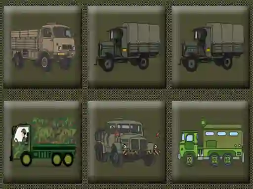 Hra Army Trucks Memory online