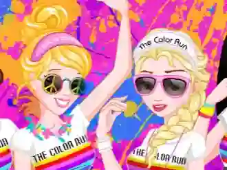 Hra Princess Color Run online