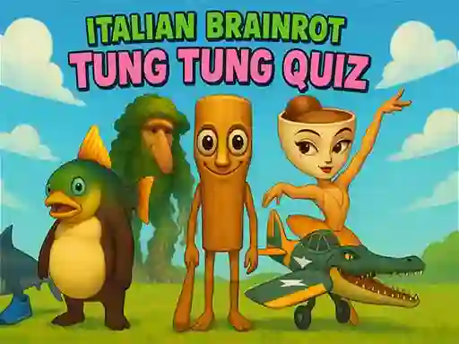 Hra Italian Brainrot tung Tung Quiz online