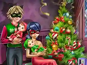 Hra Dotted Girl Family Christmas online