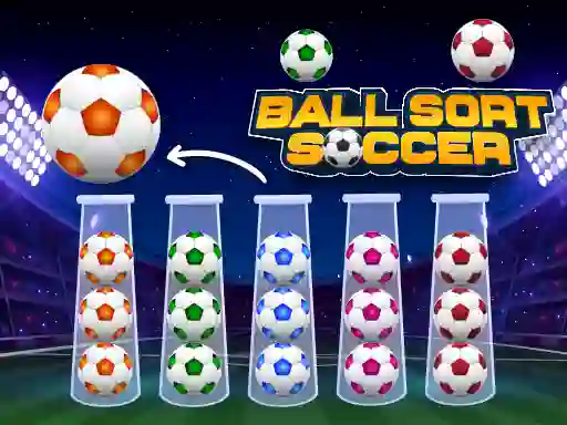 Hra Ball Sort Soccer online