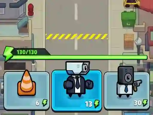 Hra Toilet fight Police vs zombie online