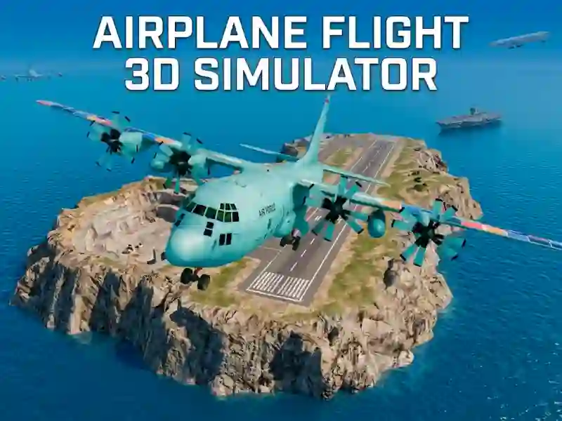 Hra Airplane Flight 3D Simulator online