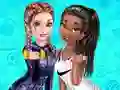 Hra Elsa And Tiana Workout Buddies online