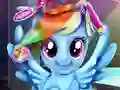 Hra Rainbow pony real haircuts online