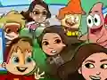 Hra Nickelodeon Tag attack online