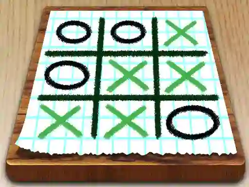 Hra Tic Tac Toe Paper Note online