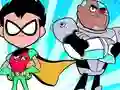 Hra Teen Titans Jigsaw online