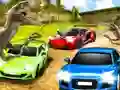 Hra Dino Car Race online