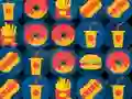Hra Fast Food Match 3 online