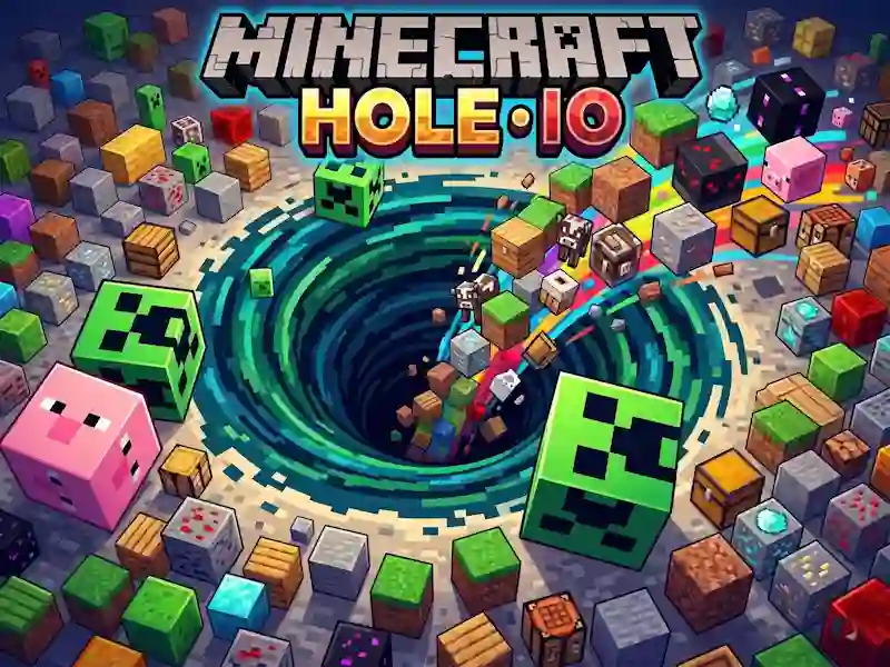 Hra Minecraft Hole IO online