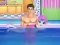 Hra Baby Taylor Learn Swimming online