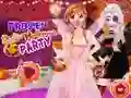 Hra Frozen Sisters Halloween Party online