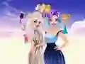 Hra Fashion Showdown Ellie and Villain Quinn online