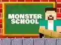 Hra Monster School: Roller Coaster & Parkour online