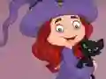Hra G2E Happy Witch Girl And Cat Room Escape online
