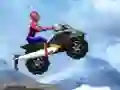 Hra Spiderman Snow Scooter online