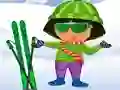 Hra Dora Ski Dress up online