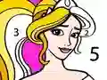 Hra Princess Coloring By Number online