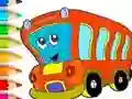 Hra Coloring Book: Bus online