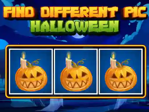 Hra Find Different Pic Halloween online