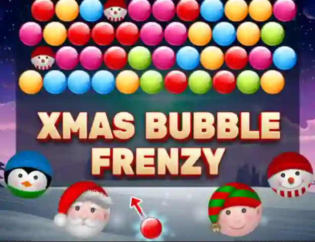 Hra Xmas Bubble Frenzy online