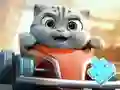 Hra Jigsaw Puzzle: Cat Racing Driver online