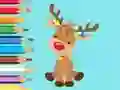 Hra Coloring Book: Cute Christmas Reindeer online